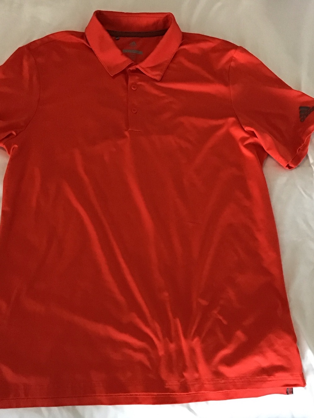 adidas Men’s Bright Coral Golf Polo